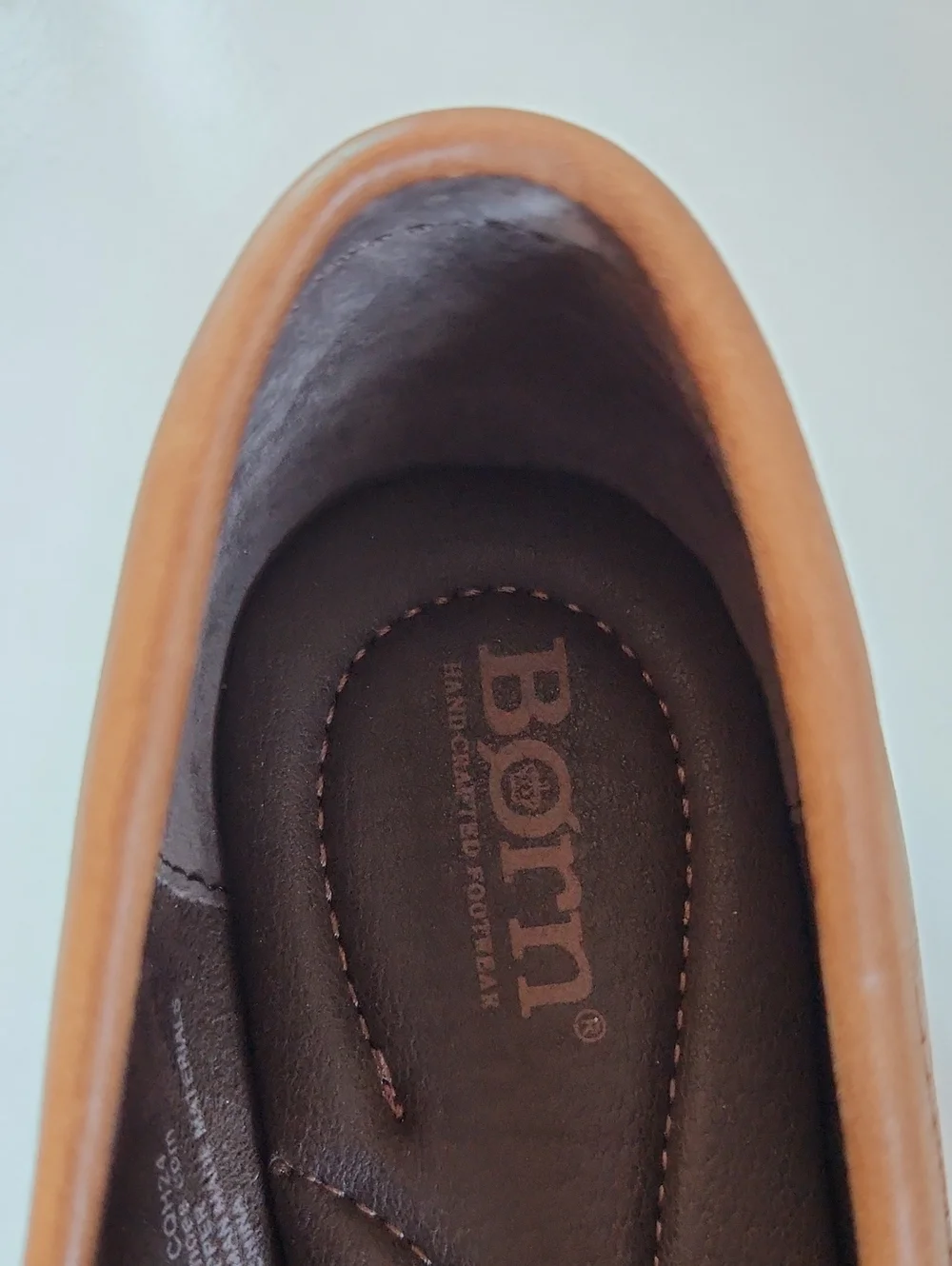 Born Women's T-Strap Loafers Miki Brown Solera Size 8